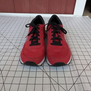 New Balance red and black men's sneakers size 10.5